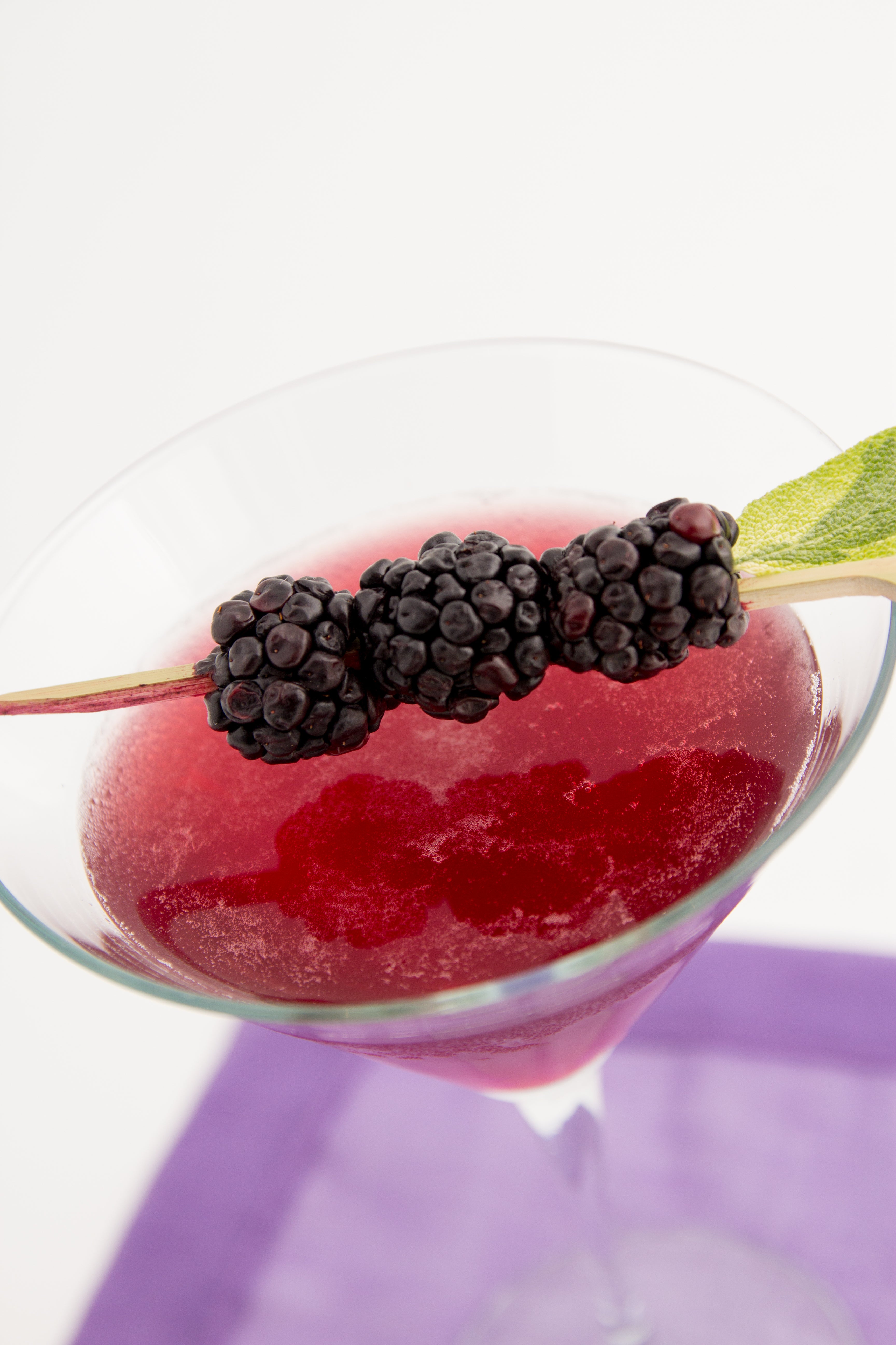 Blackberry Spice + Sage Simple Syrup