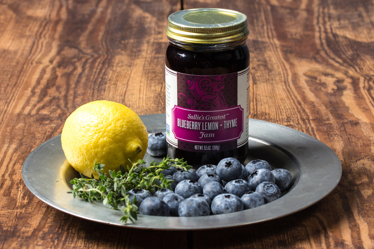 Blueberry Lemon + Thyme Jam Sallie's Greatest