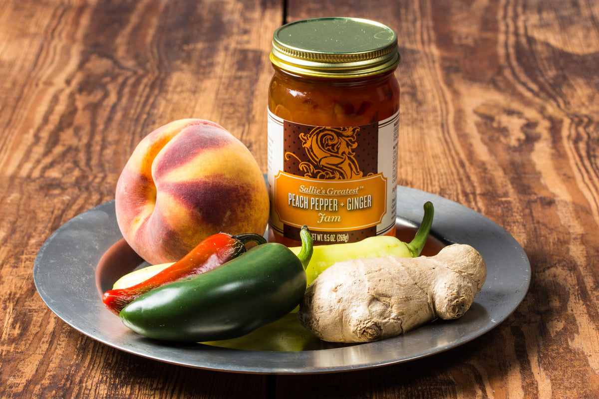 Peach Pepper + Ginger Jam – Sallie's Greatest