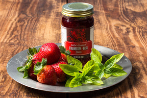 Strawberry + Basil Jam