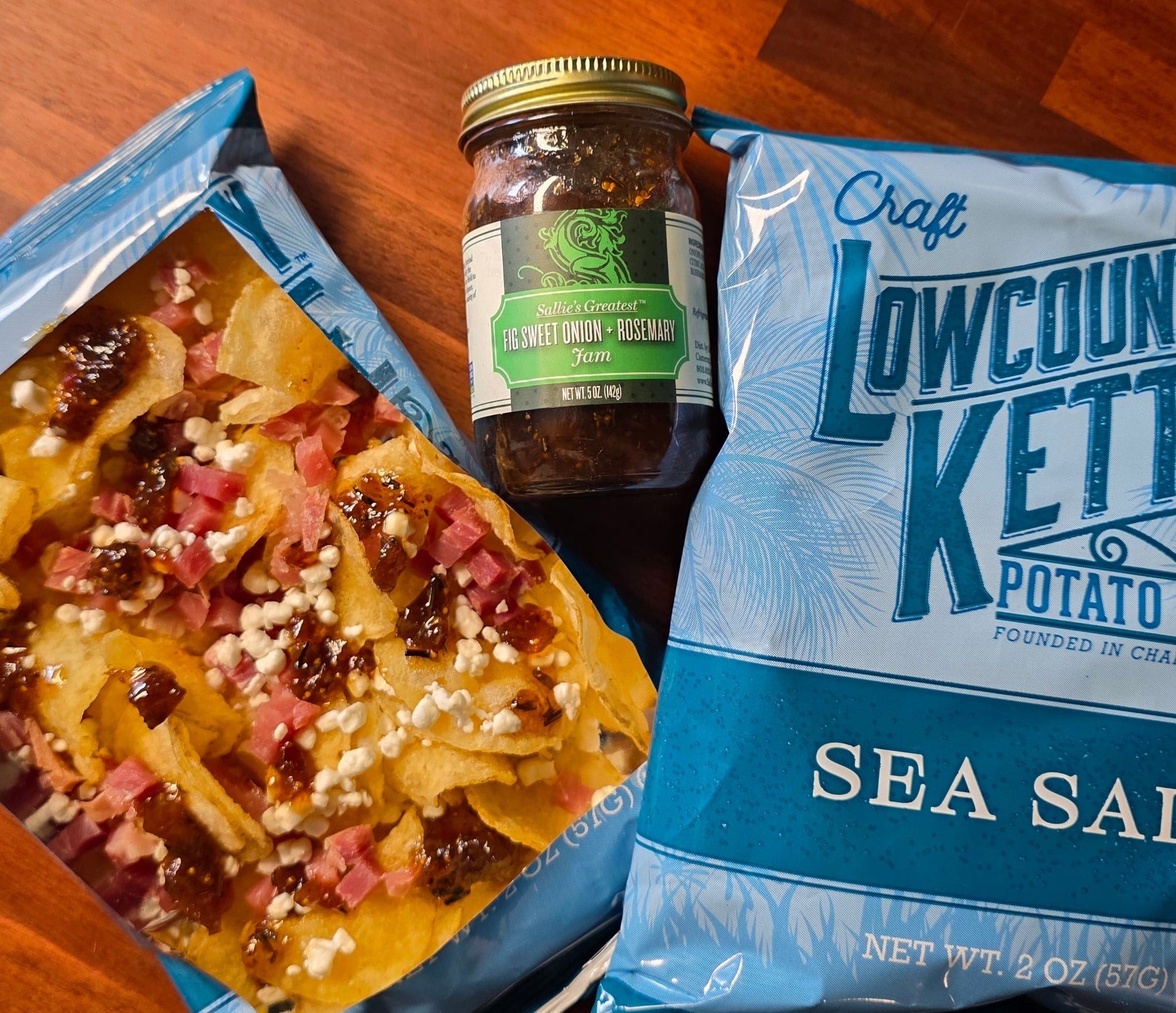 South Carolina–Style Charcuterie Nachos